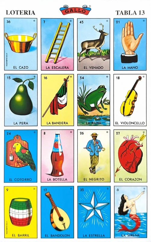Lotería 1 Juego de Naipes Grande c/20 Tablas Chicas 13.5×21.5 Gallo® 17279 [Bolsa] - Image 16