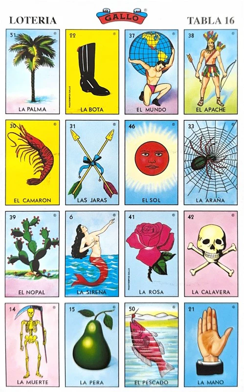 Lotería 1 Juego de Naipes Grande c/20 Tablas Chicas 13.5×21.5 Gallo® 17279 [Bolsa] - Image 19