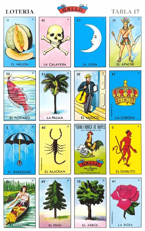 Lotería 1 Juego de Naipes Grande c/20 Tablas Chicas 13.5×21.5 Gallo® 17279 [Bolsa] - Image 20