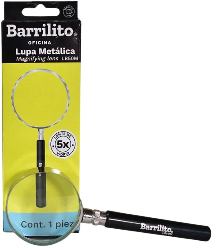 Lupa Metálica Barrilito® [Pieza]