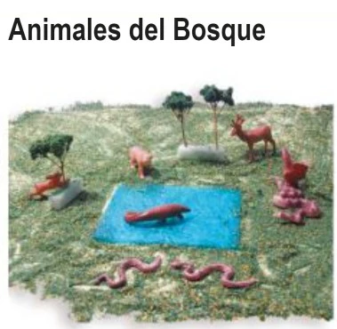 Maquetas Animales Bosque c/11 Roel® N72000350 [Pieza]