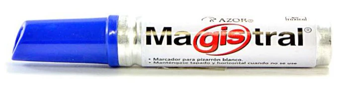 Marcador p/Pizarrón Magistral Aluminio AZOR® [Pieza]