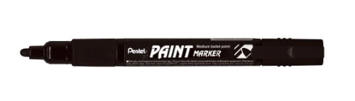Marcador Permanente Pintura Punta Gruesa Negro Pentel® N0300MMP20-A [Pieza]