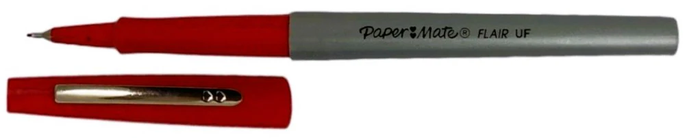 Marcador-Plumón Flair Ultra Fino UF Rojo PaperMate® [Pieza]
