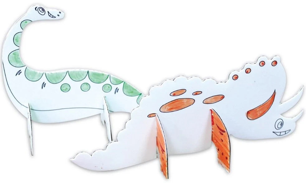 Material Didáctico Figura Armable Dinosaurio Pinta,Juega DaccArT® [Pieza] - Image 3