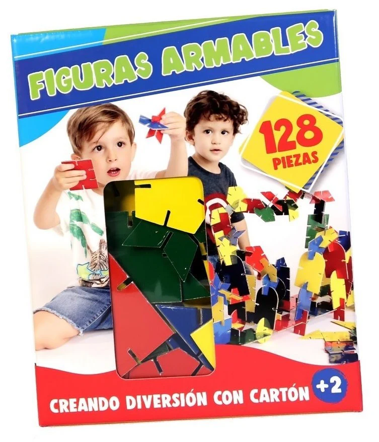 Material Didáctico Figuras Armables 128 Piezas DaccArT® [Pieza]