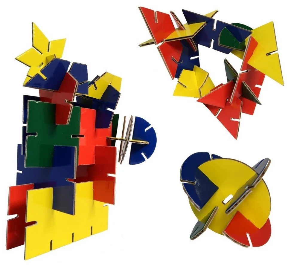 Material Didáctico Figuras Armables 128 Piezas DaccArT® [Pieza] - Image 3