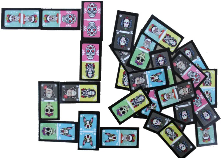 Memorama y Domino Calaveras 28 pieza Domino 12 Pares 24 Piezas DaccArT® - Image 3