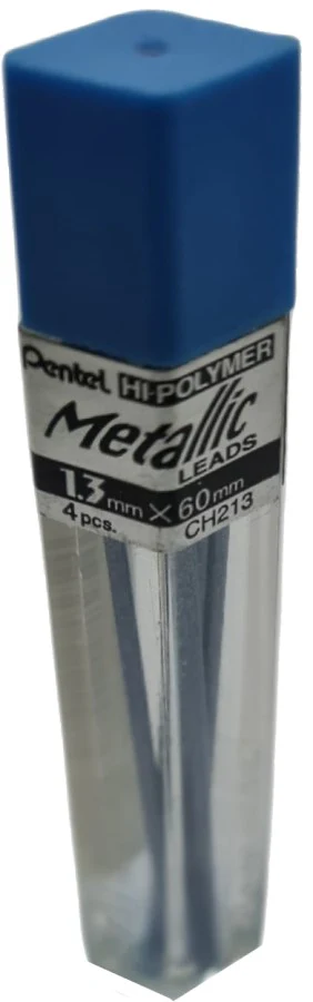 Minas  1.3mm Tubo c/4 Metallic 1.3×60mm Pentel® [Tubo]