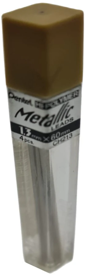 Minas  1.3mm Tubo c/4 Metallic 1.3×60mm Pentel® [Tubo] - Image 4