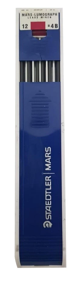 Minas Lumograph 200 2mm 4B Tubo c/12 Staedtler® 200-4B 03 [Tubo]