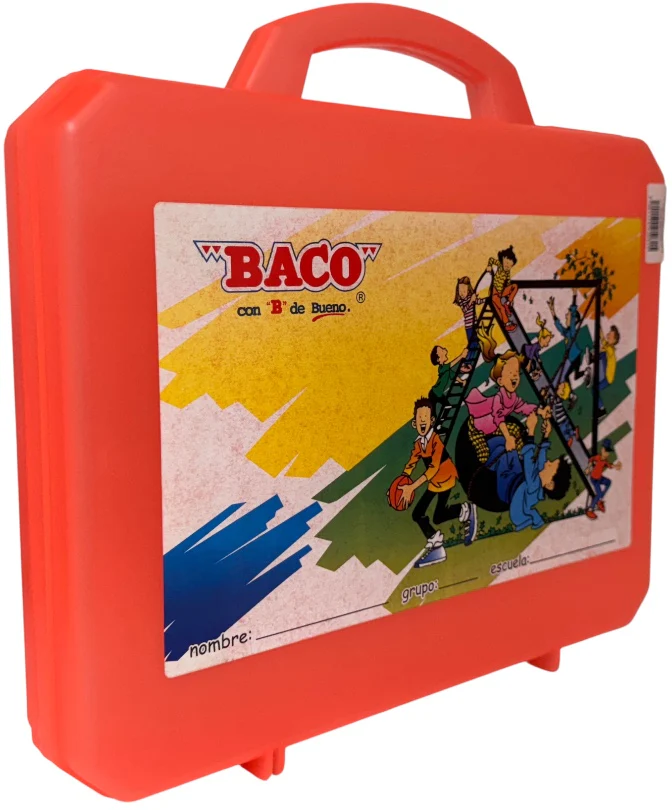 Mochila Escolar Plástica Colores 34×27×6cm Baco® [Pieza] - Image 10