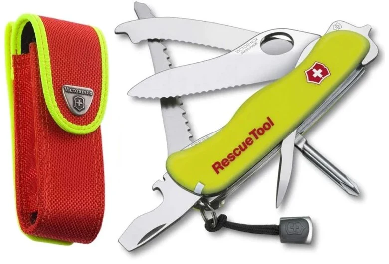Navaja 111mm Rescue Tool c/13 funcioe 111mm Amarillo Fluore Victorinox® 0.8623.MWN [Pieza]