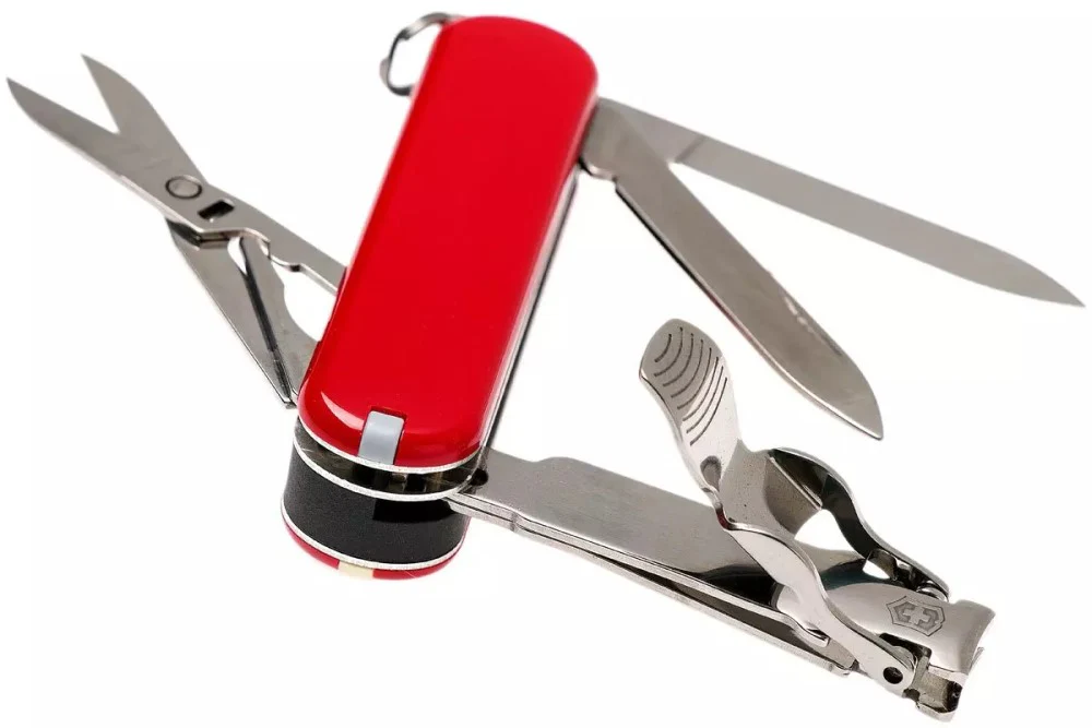 Navaja 65mm c/Corta Uñas 8 Usos 65mm Rojo Transparen Victorinox® 0.6463.T [Pieza] - Image 3
