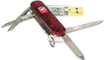 Navaja-USB Swissbit Memory Láser 1gb 58mm Rojo Transparen 8 Usos Victorinox® 4.6027.TG1 [Pieza] - Image 2