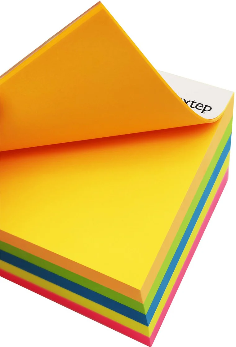 Notas Adhesivas 5 colores c/100h c/u 500hj Cubo Neón 2×2" Nextep® NE-056 [Pieza] - Image 2