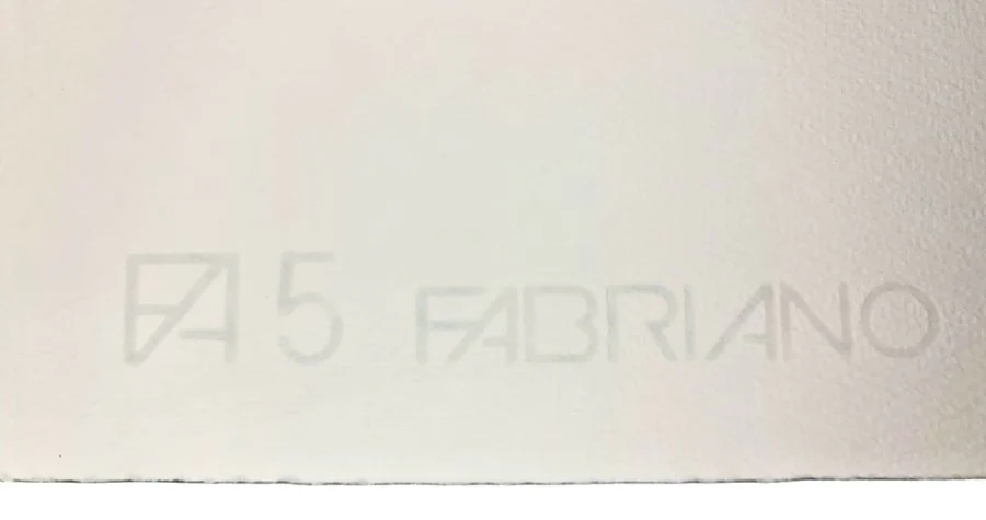Papel Fabriano®  Blanco  50×70cm 5 GF ColdPress 50%Cotton Fedrigoni® [Hoja] - Image 3