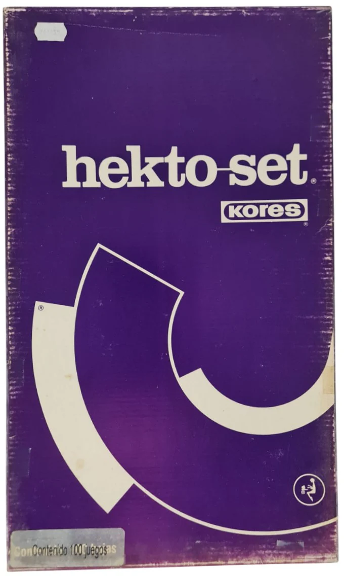 Papel Hectográfico Hecto Tiro Corto c/100 Morado 216 215×368mm Kores® [Paquete]
