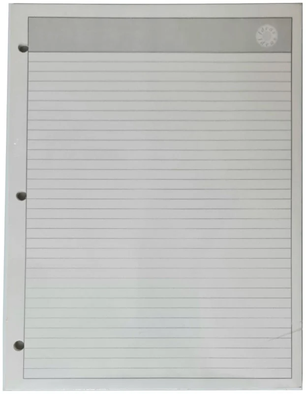 Papel p/Carpeta Carta 3 perforaciones 50 hojas Raya Kalex® [Paquete] - Image 2