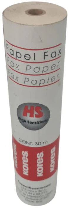 Papel para Fax Térmico .215×30m Kores® 800 [Rollo] - Image 2