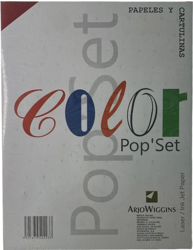 Papel Pop'Set  80g  Carta Paquete c/100 Arjowiggins® [Cien hojas] - Image 15