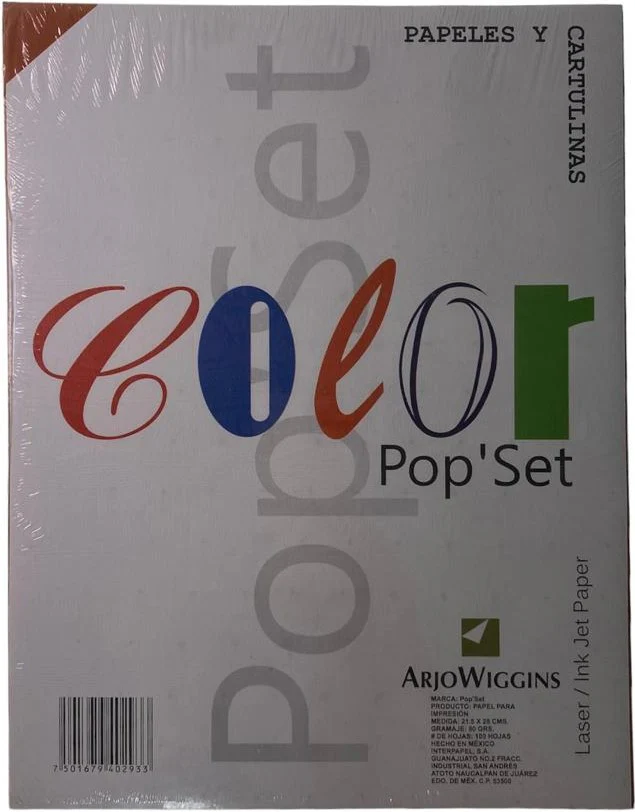 Papel Pop'Set  80g  Carta Paquete c/100 Arjowiggins® [Cien hojas] - Image 29