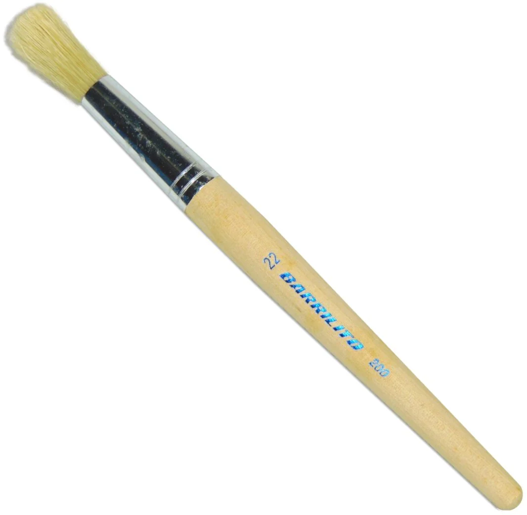 Pincel p/Oleo  Madera 200 Redondo pelo de Cerdo Barrilito® [Pieza] - Image 10