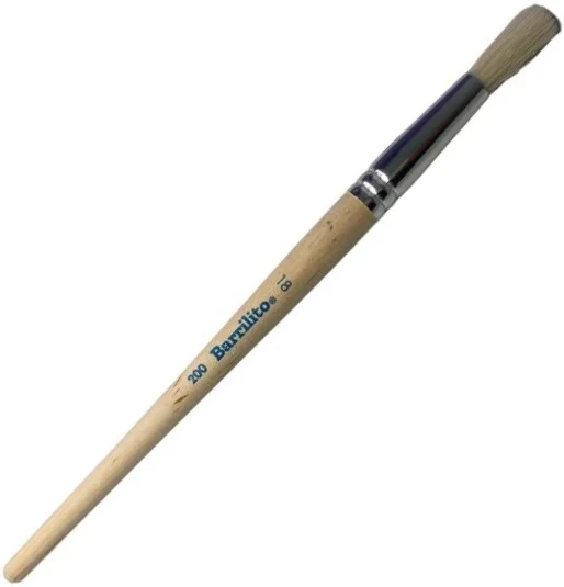 Pincel p/Oleo  Madera 200 Redondo pelo de Cerdo Barrilito® [Pieza] - Image 8