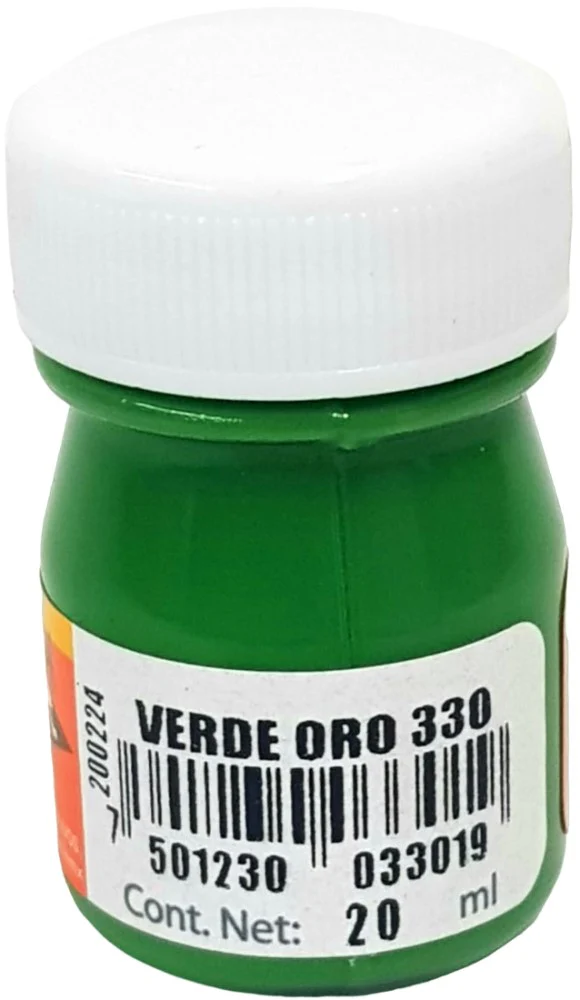 Pintura Acrílica Línea300 20ml Verde Oro Politec® #330 [Pieza] - Image 2