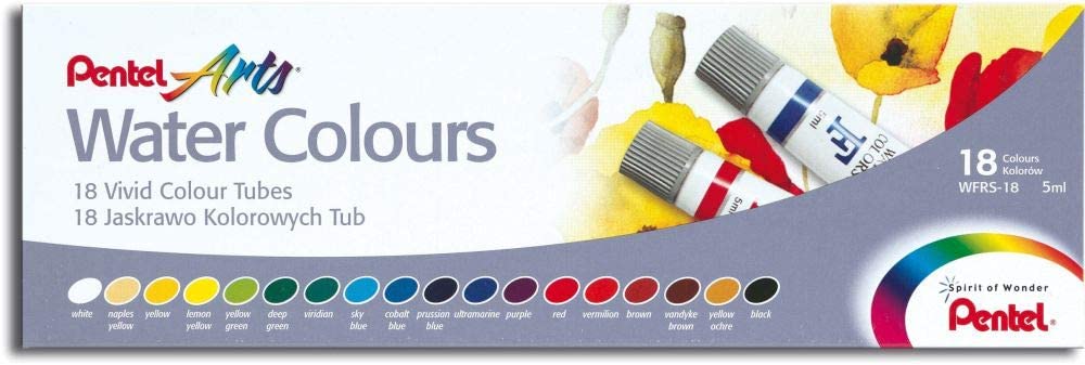 Pintura Acuarela  Colores Tubos 5ml Arts Water Colours Pentel® [Caja] - Image 6