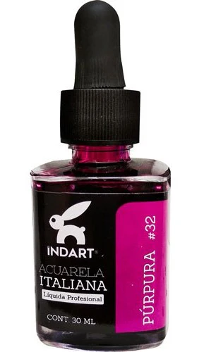 Pintura Acuarela Liquida  30ml 005 091 023 002 059 014 006 025 018 041 007 001 032 003 017 088 004 011 029 030 033 010 Italiana Vidrio INDART® [Frasco] - Image 13