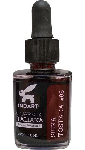 Pintura Acuarela Liquida  30ml 005 091 023 002 059 014 006 025 018 041 007 001 032 003 017 088 004 011 029 030 033 010 Italiana Vidrio INDART® [Frasco] - Image 16