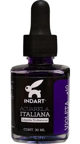 Pintura Acuarela Liquida  30ml 005 091 023 002 059 014 006 025 018 041 007 001 032 003 017 088 004 011 029 030 033 010 Italiana Vidrio INDART® [Frasco] - Image 22