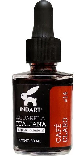 Pintura Acuarela Liquida  30ml 005 091 023 002 059 014 006 025 018 041 007 001 032 003 017 088 004 011 029 030 033 010 Italiana Vidrio INDART® [Frasco] - Image 6