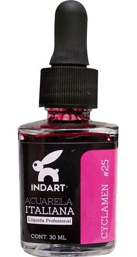 Pintura Acuarela Liquida  30ml 005 091 023 002 059 014 006 025 018 041 007 001 032 003 017 088 004 011 029 030 033 010 Italiana Vidrio INDART® [Frasco] - Image 8