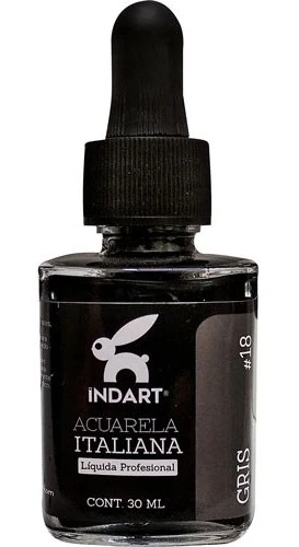 Pintura Acuarela Liquida  30ml 005 091 023 002 059 014 006 025 018 041 007 001 032 003 017 088 004 011 029 030 033 010 Italiana Vidrio INDART® [Frasco] - Image 9