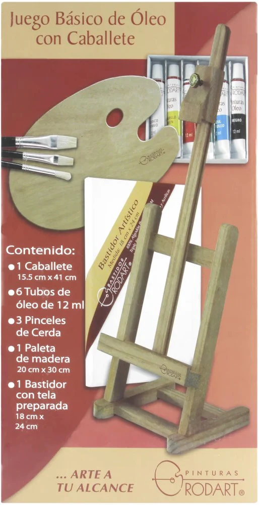 Pintura al Óleo Estuche Juego Básico c/Caballete 469 RODART® [Pieza] - Image 12