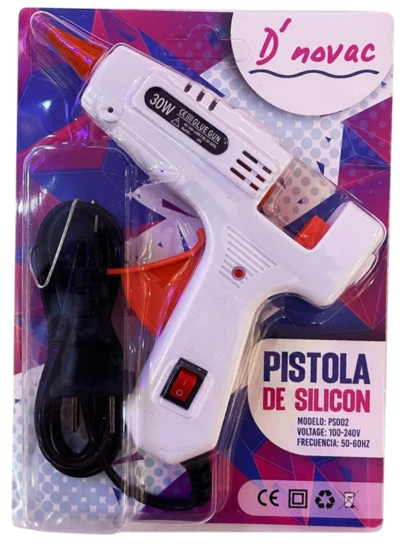 Pistola p/Silicon Eléctrica 100-240v SY-203 c/Apagador barra Ø7mm D'novac® PS002 [Pieza] - Image 2