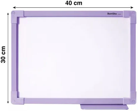 Pizarrón Blanco Escolar  30×40cm Barrilito® [Pieza] - Image 6