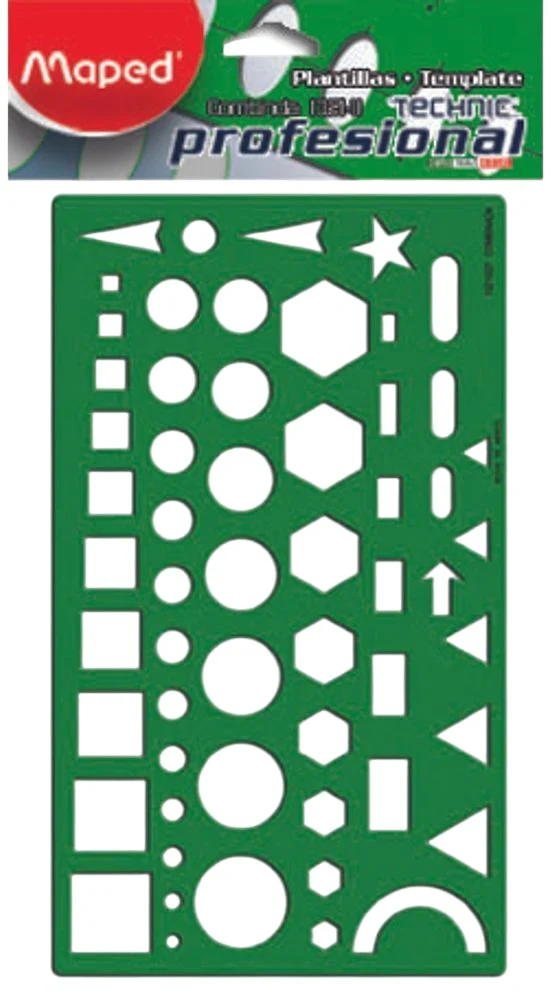Plantilla 1321 #37 Combinada Prof. Maped® 1321I037 [Pieza]