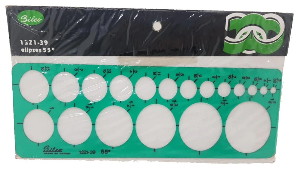 Plantilla 1321 #39 Elipses 55° Silco® 1321I039 [Pieza]
