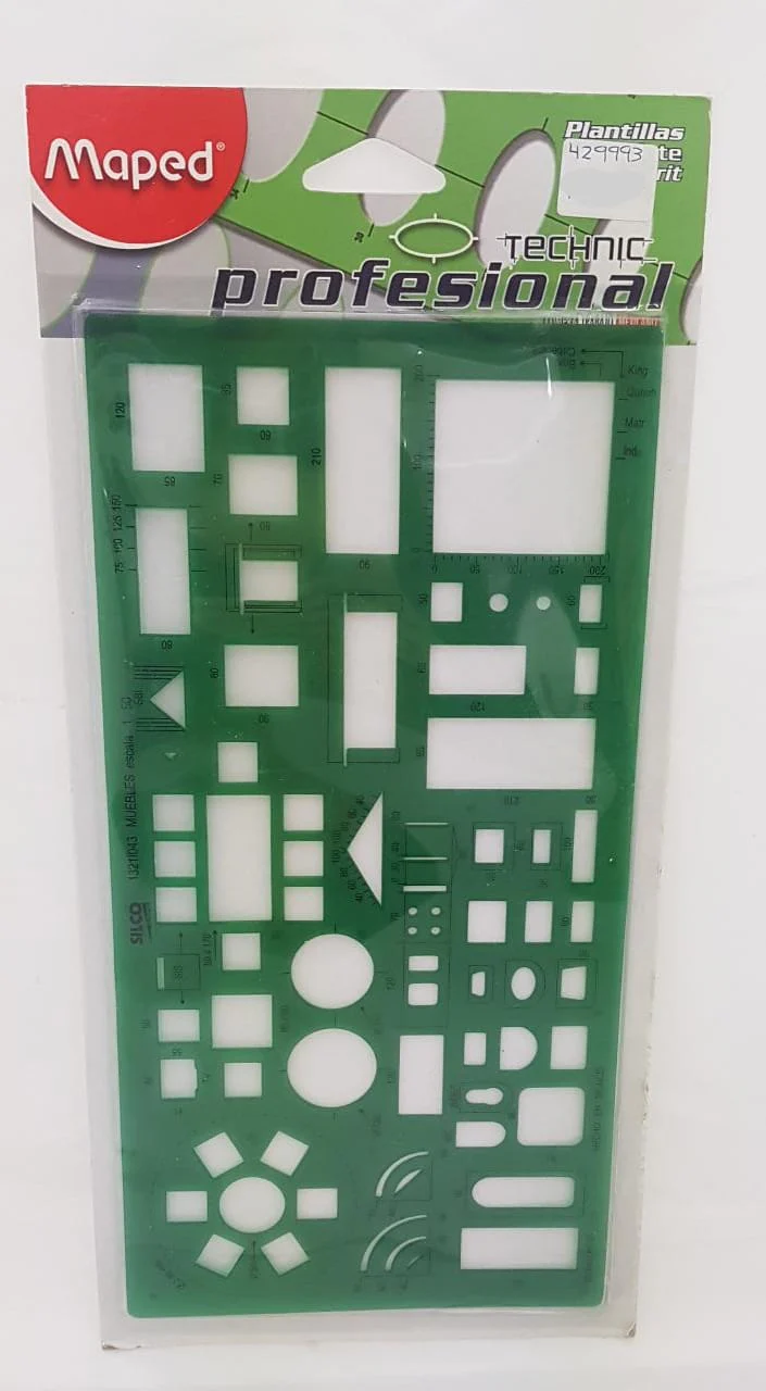 Plantilla 1321 #43 Muebles B Esc.1:50 Silco® 1321I043 [Pieza]