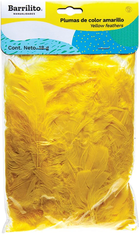 Pluma de Ave  18g Barrilito® [Bolsa]