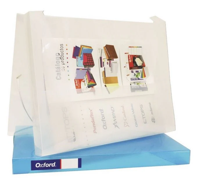 Porta Documentos Caja Plástico c/Liga Hori Azul ó Blanco Carta Oxford® F606 [Pieza] - Image 4
