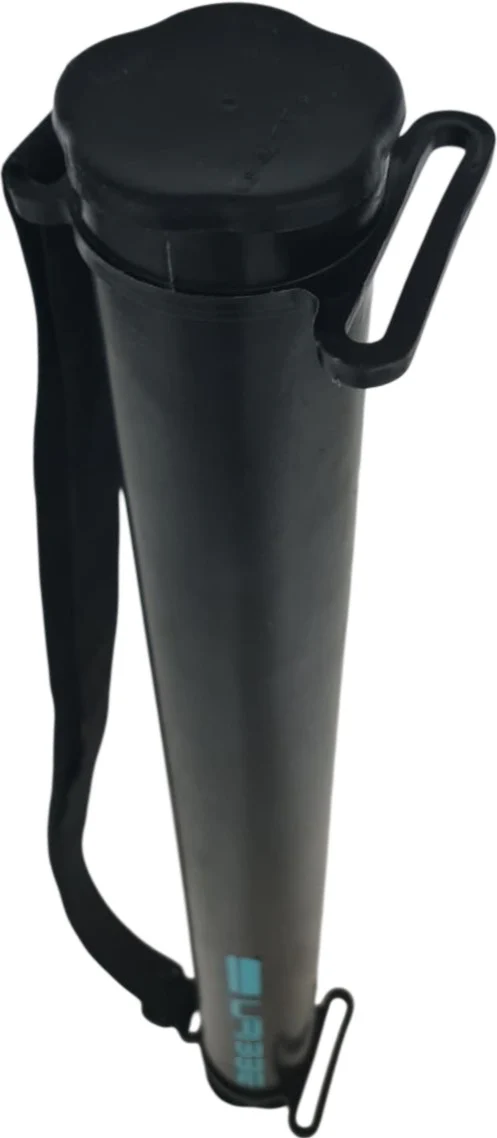 Porta Planos Tubo pvc c/Tirante y porta "T" 65cm Negro 66×Ø6.5cm URIBBE® [Pieza] - Image 2