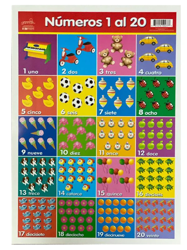 Póster Didáctico Mini 25×35cm 35×25cm granmark® [Pieza] - Image 54