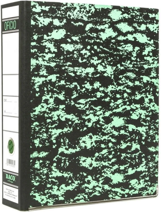 Registrador 2 argollas 2" Verde Oficio Baco® CP022 [Pieza]