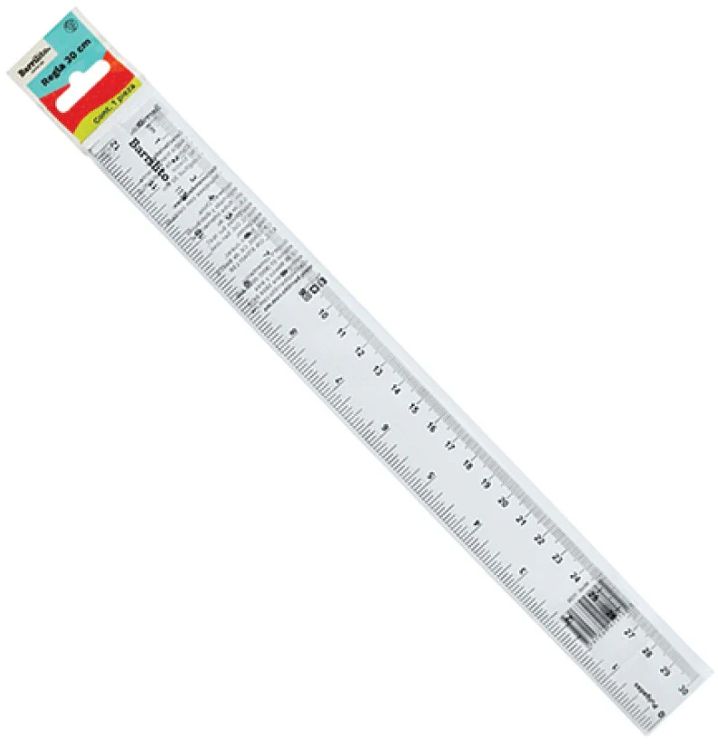 Regla Plástico 30cm Barrilito® 1136 [Pieza]