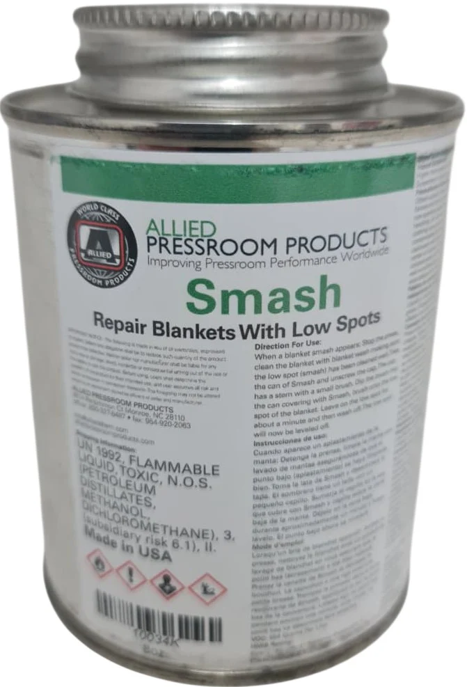 Restaurador de Mantillas SMASH for low spots 8oz ALLIED® [Contenedor plástico]