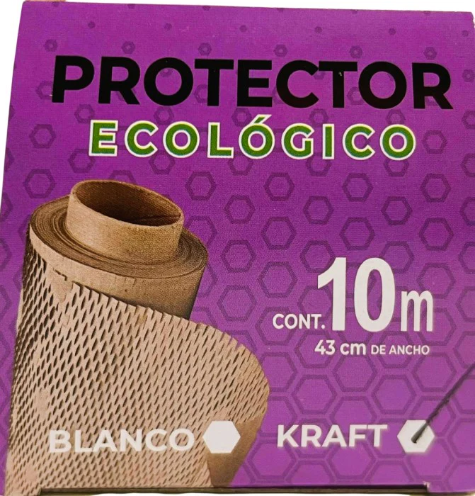 Rollo Papel para Empaque Tipo Malla Panal Kraft 43cm×10m TecnoEmbalajes® [Pieza] - Image 5